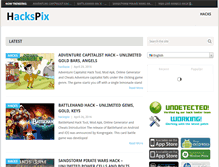 Tablet Screenshot of hackspix.com